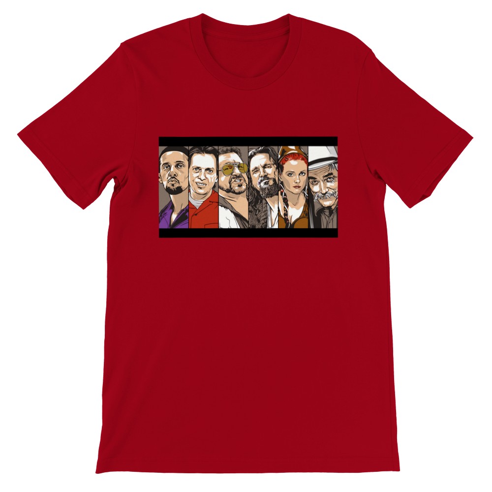 T-shirt - Lebowski Artwork - The Cast Premium Unisex T-shirt