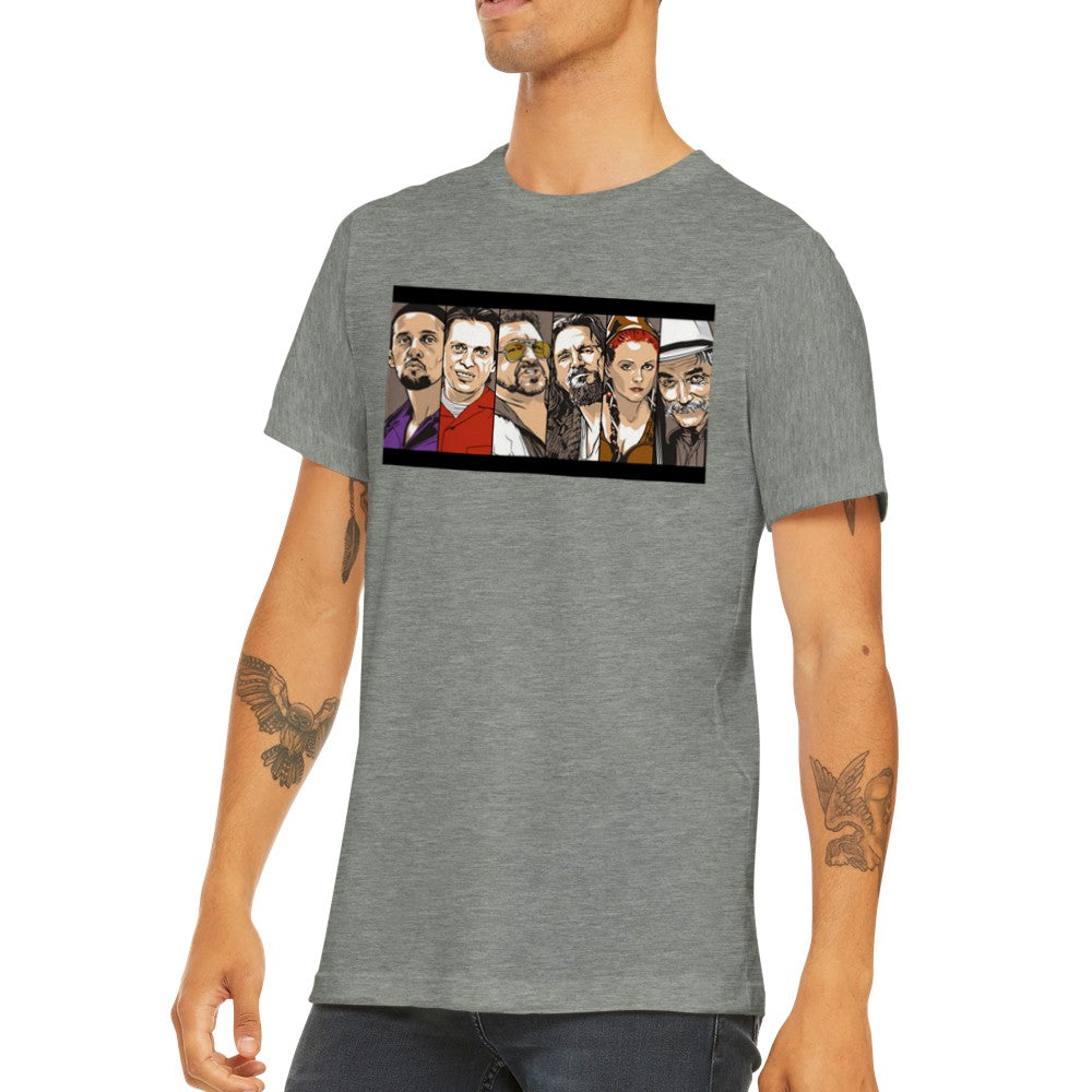 T-shirt - Lebowski Artwork - The Cast Premium Unisex T-shirt