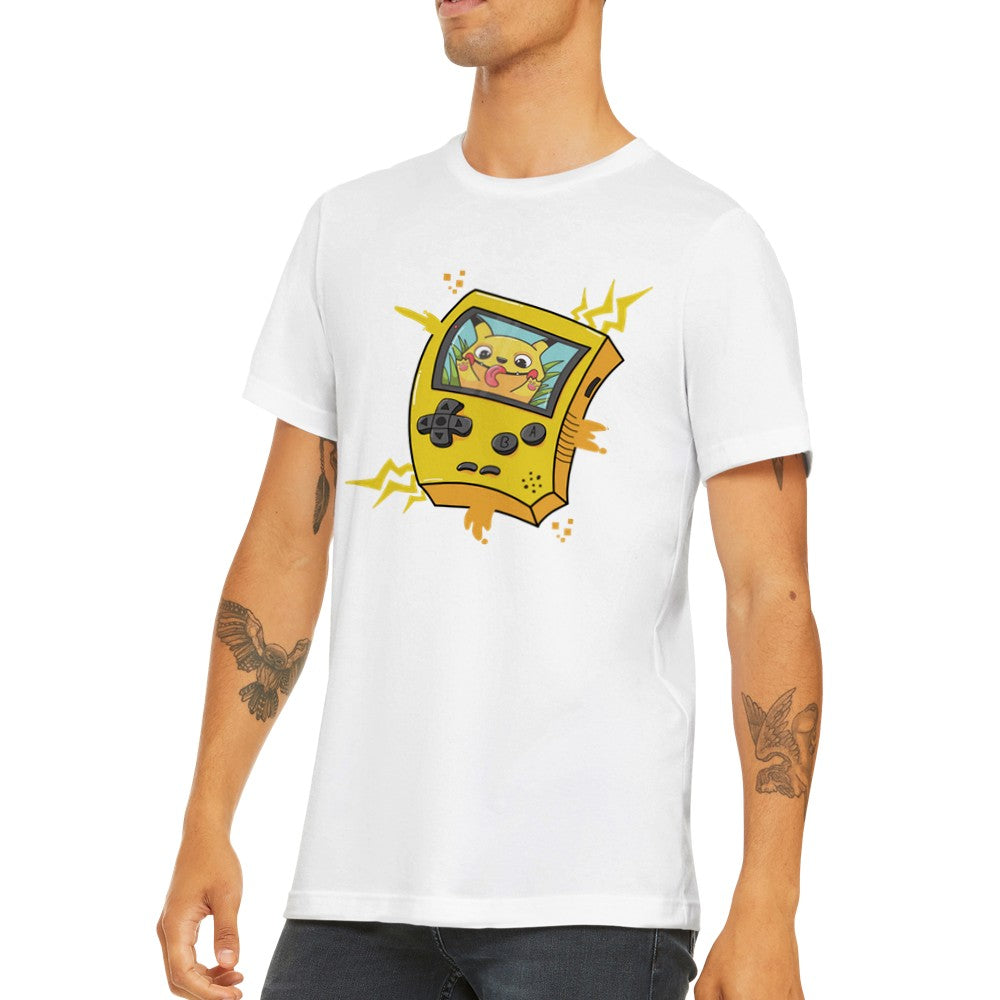 Gaming-T-Shirt - Pokemon-Grafik - Pokemon-Cartoon-Kunst-Premium-Unisex-T-Shirt 