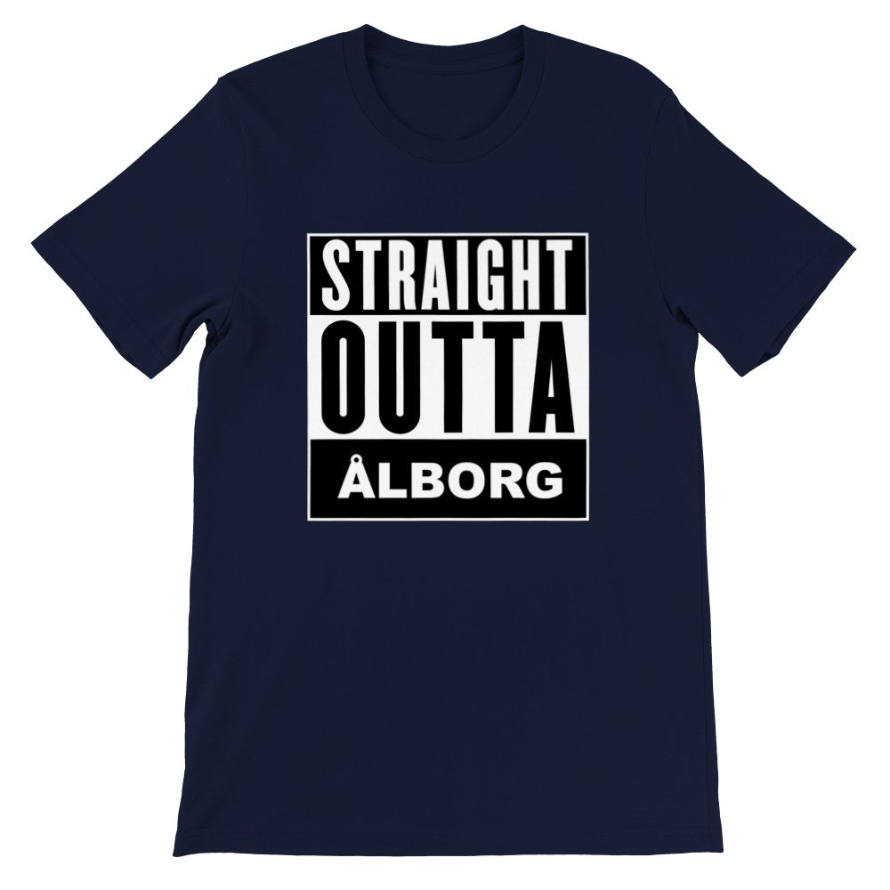 Jove By T-shirt - Straight Outta Aalborg - Premium Unisex T-shirt