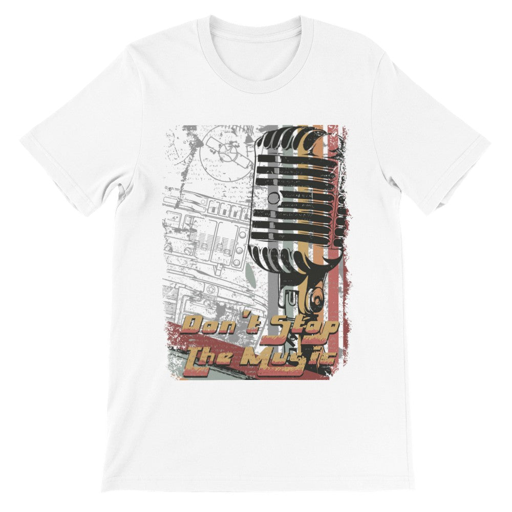 Musik-T-Shirts - Dont Stop the Music Artwork - Premium-Unisex-T-Shirt 