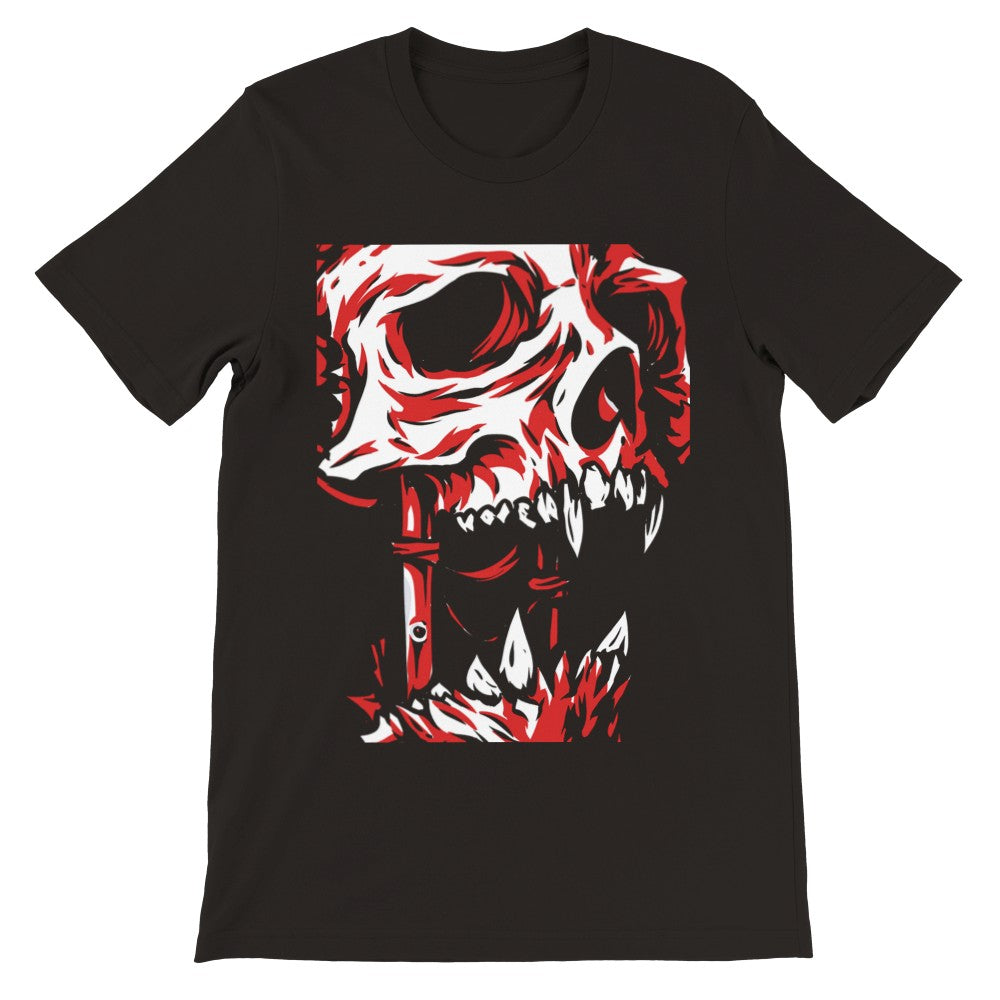 Artwork T-Shirts - The Broken Skull Artwork - Premium Unisex T-Shirt 