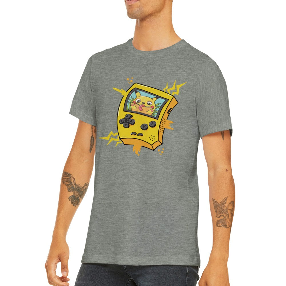 Gaming T-shirt - Pokemon Artwork - Pokemon Cartoon Art Premium Unisex T-shirt