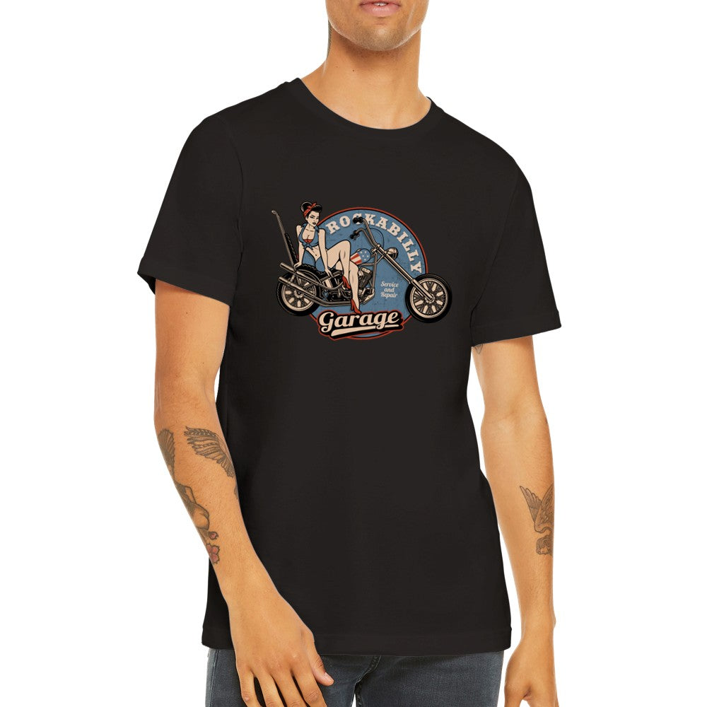 Musik T-Shirts - Rockabilly Garage Vintage - Premium Unisex T-Shirt