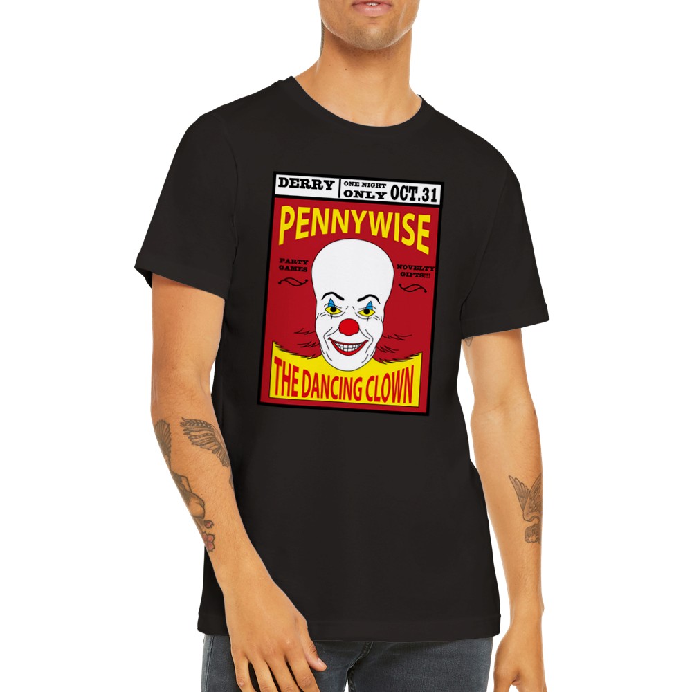 T-shirt - Clown Artwork - The Dancing Clown Premium Unisex T-shirt