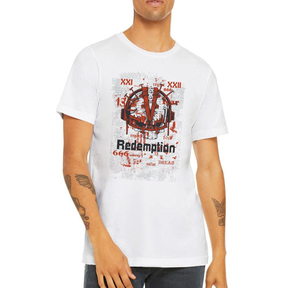 Artwork T-shirts - The Red Dread Redemption - Premium Unisex T-shirt