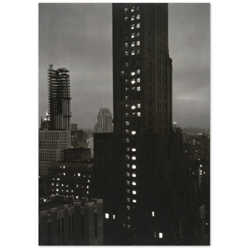 Poster - My Window at The Shelton New York (1931) Alfred Stieglitz