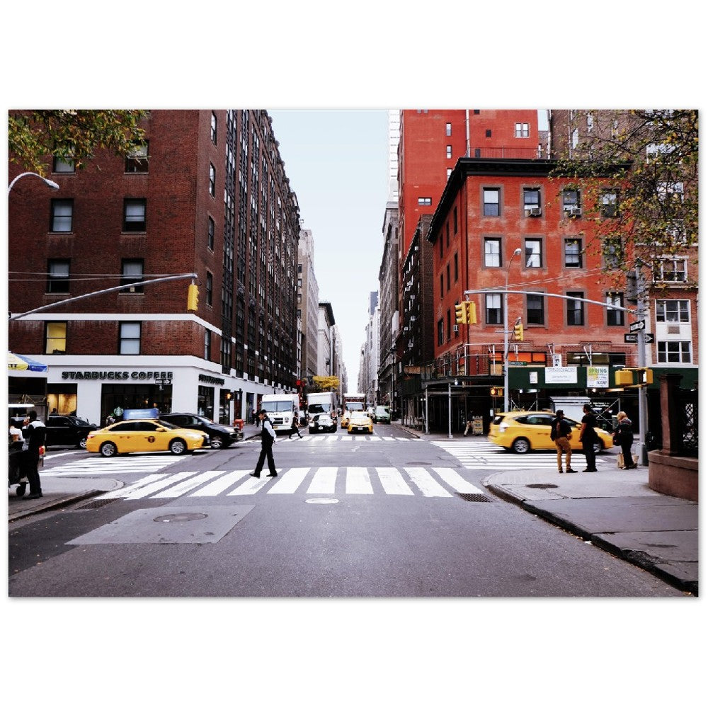 Poster – New York City Madison Avenue City Poster – hochwertiges mattes Papier 