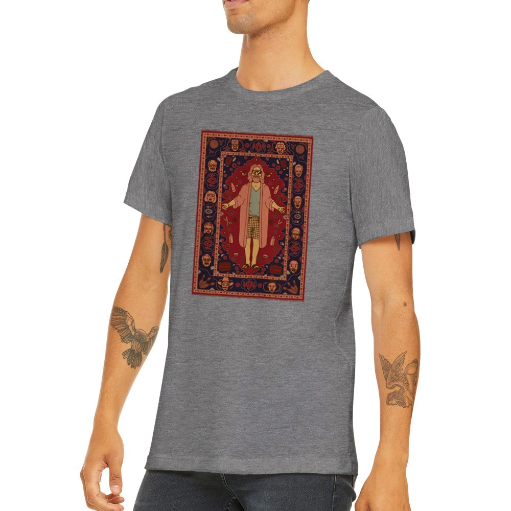 T-Shirt - Lebowski Artwork - The Rug - Premium Unisex T-Shirt