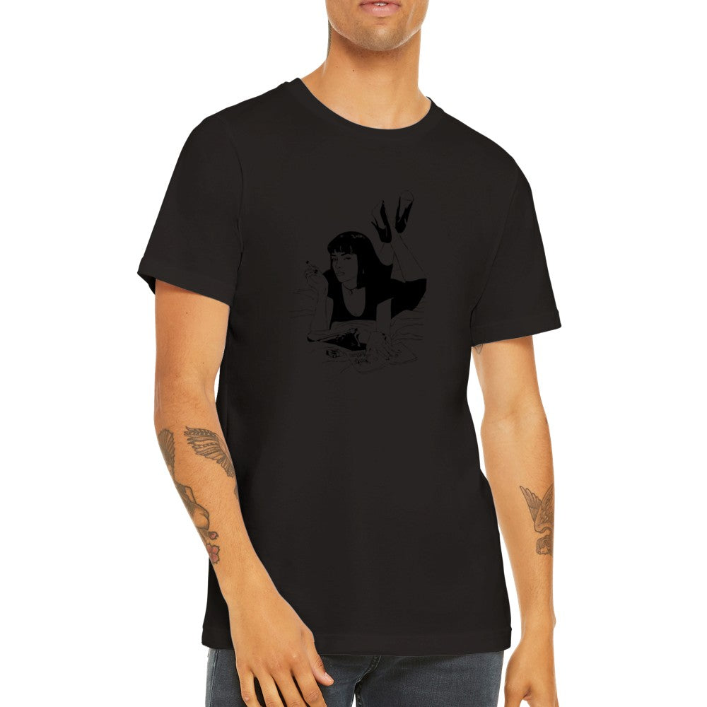 T-shirt - Fiction Artwork - Mia Drawing Style two - Premium Unisex T-shirt