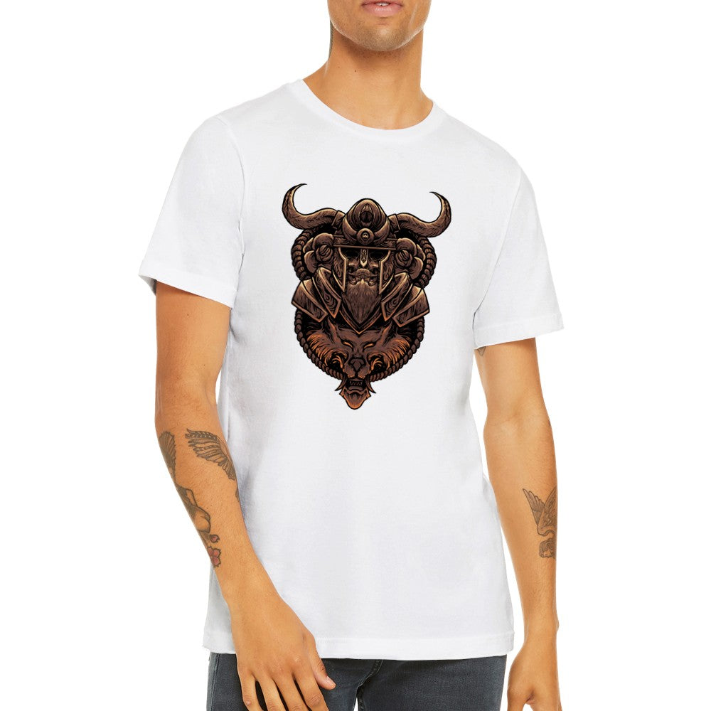 Artwork T-shirts - The Viking Wolf Artwork - Premium Unisex T-shirt