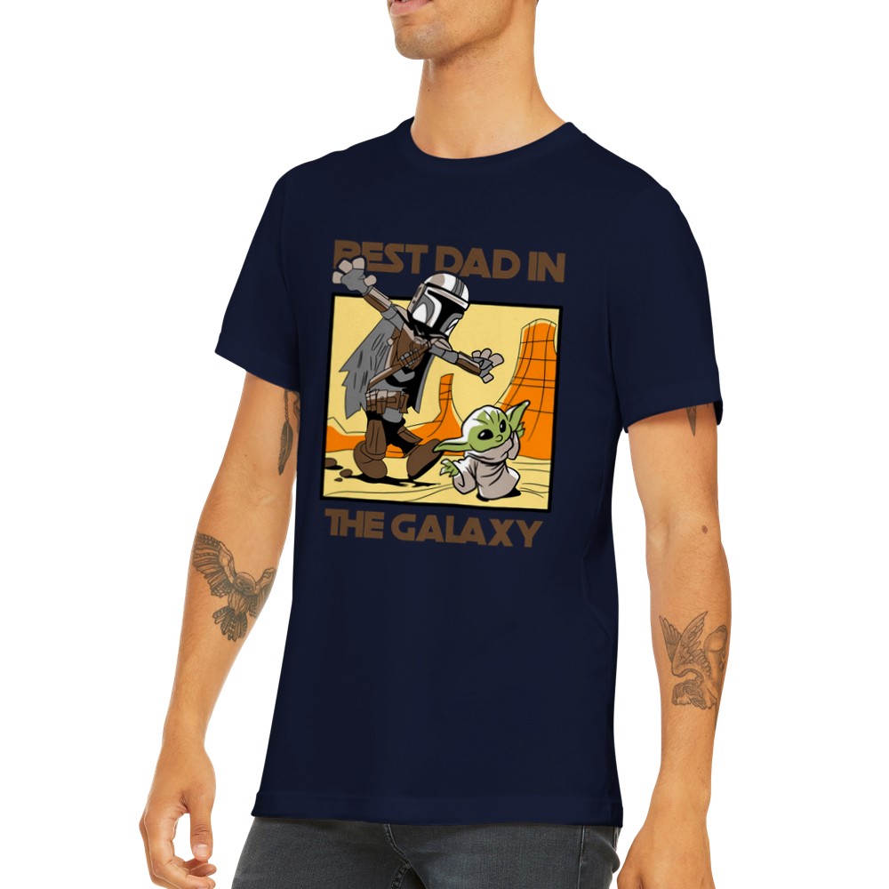 T-shirt - Funny Designs - Best Dad In The Galaxy Premium Unisex T-shirt