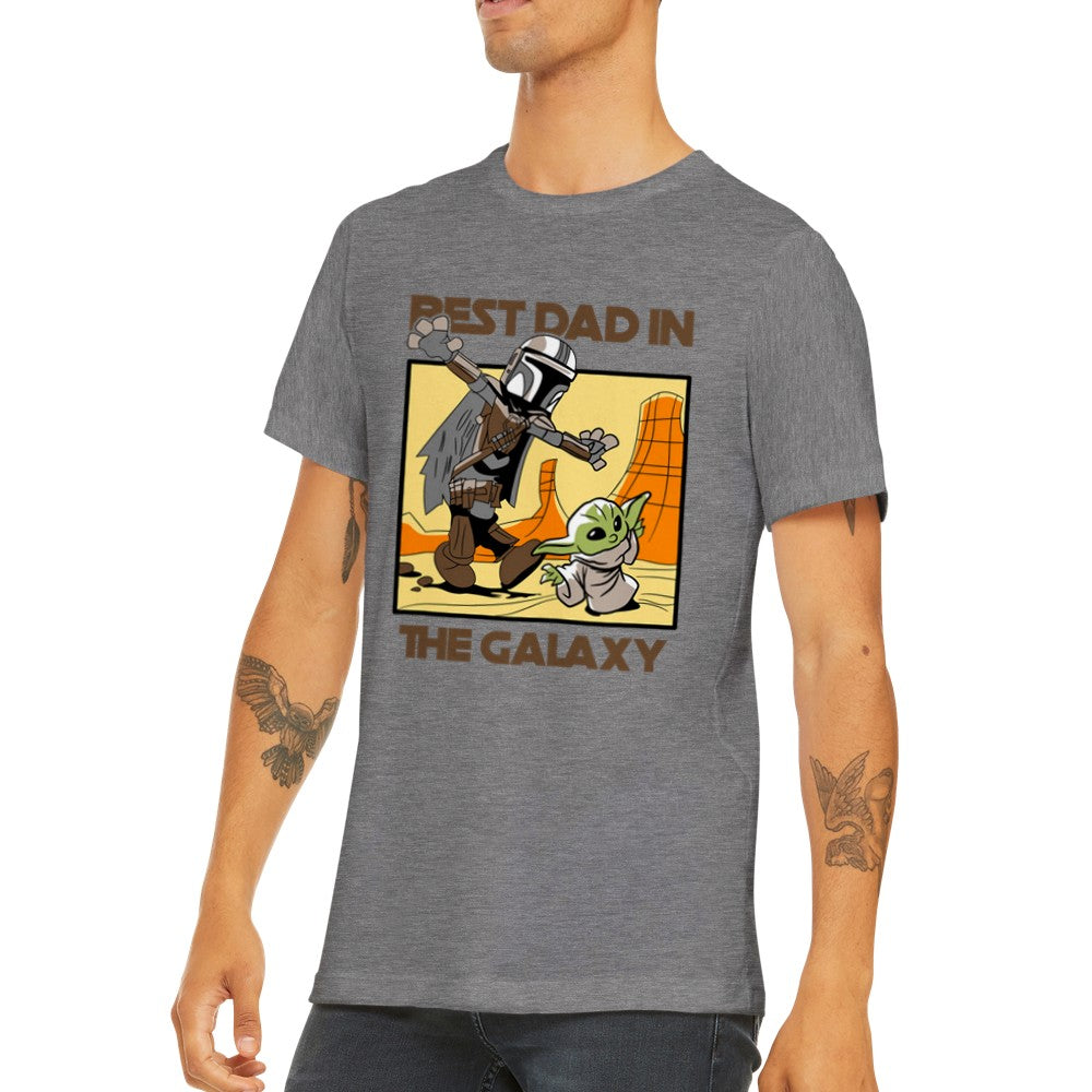 T-shirt - Funny Designs - Best Dad In The Galaxy Premium Unisex T-shirt