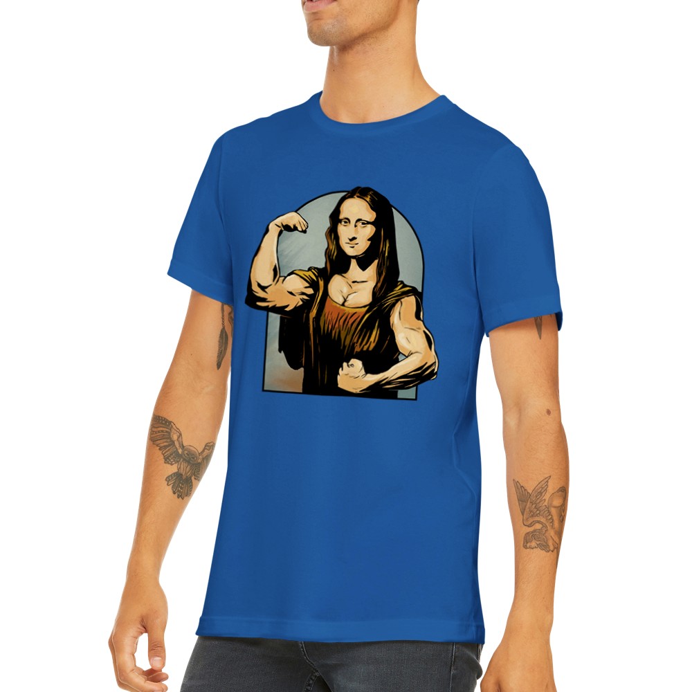 Citat T-shirt - Sjove Designs Artwork - Mona Lisa Flex Premium Unisex T-shirt