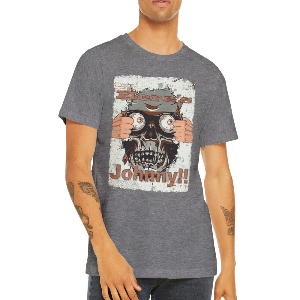 Movie Artwork T-shirts - Here's Johnny - Premium Unisex T-shirt