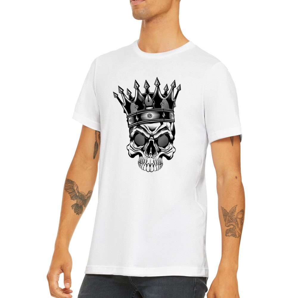 Quote T-Shirts - King Of Skulls Premium Unisex T-shirt