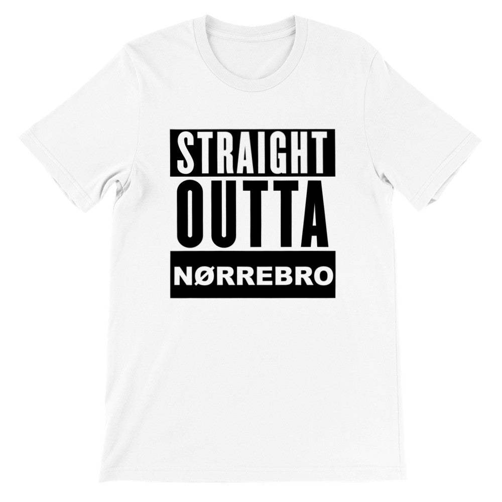 Jove By T-shirts - Straight Outta Nørrebro - Premium Unisex T-shirt