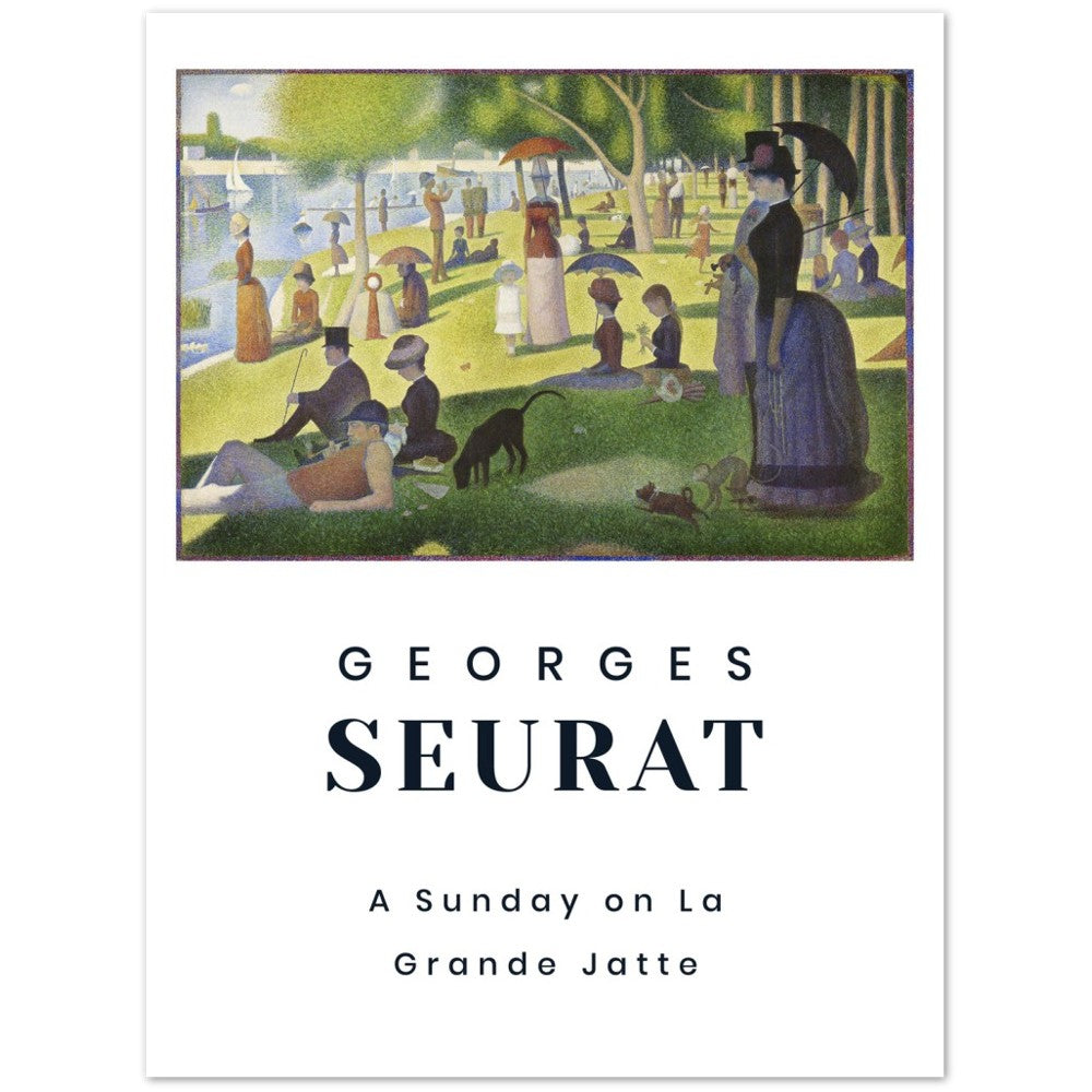 Poster - A Sunday On La Grande Jatte (1884) - Original from The Art Institute of Chicago