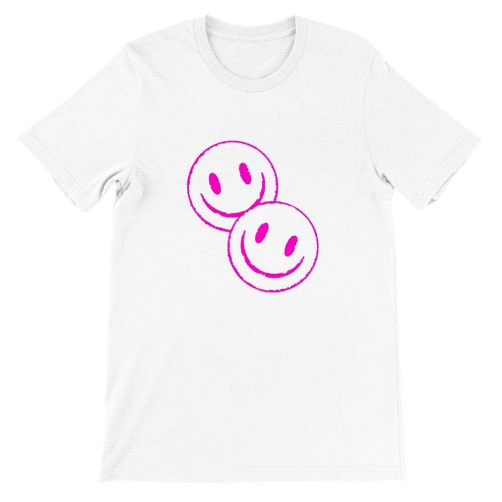Artwork t-shirt -  Cyper Punk Style Smiley - Premium Unisex T-shirt